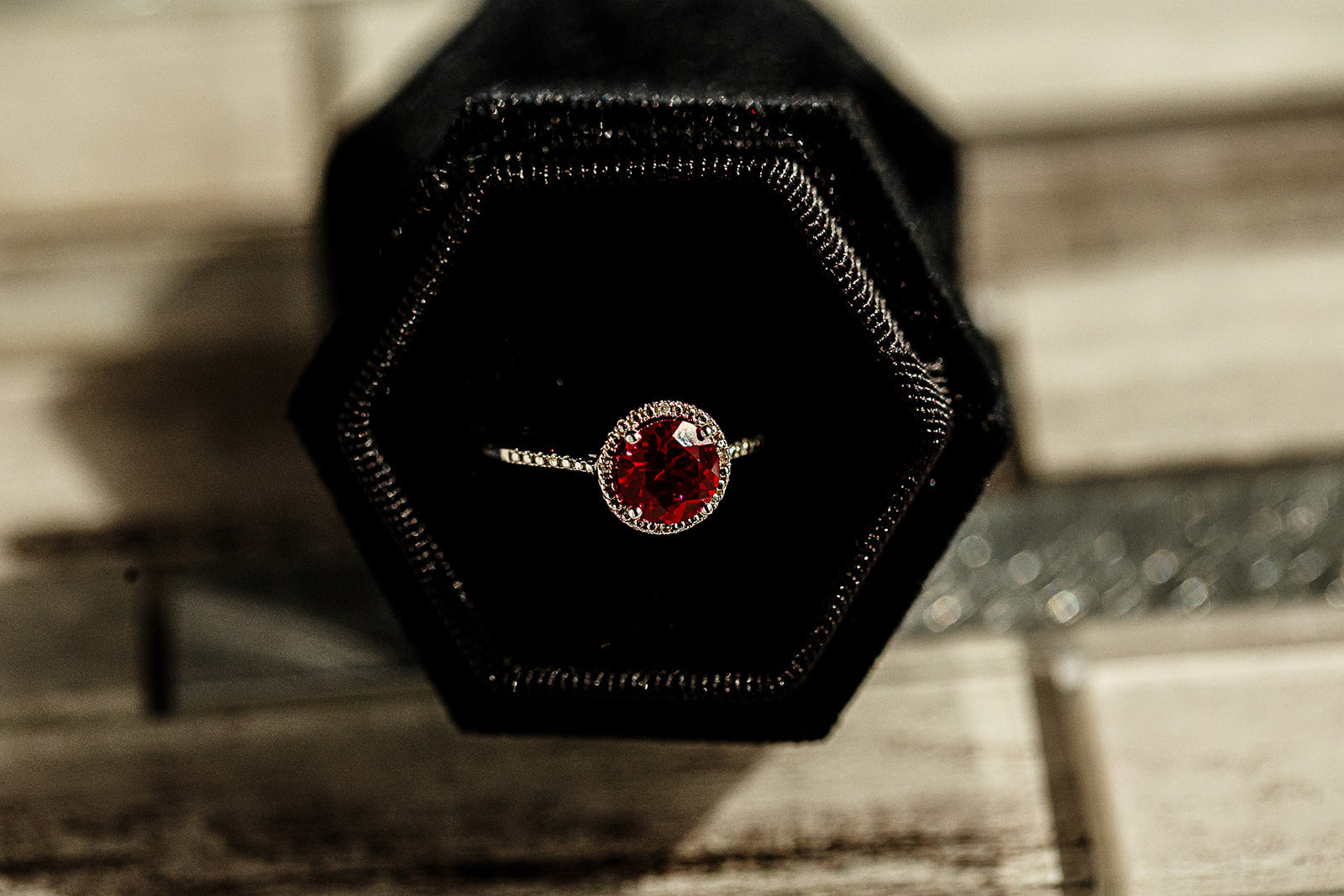 Halo Style Engagement Ring