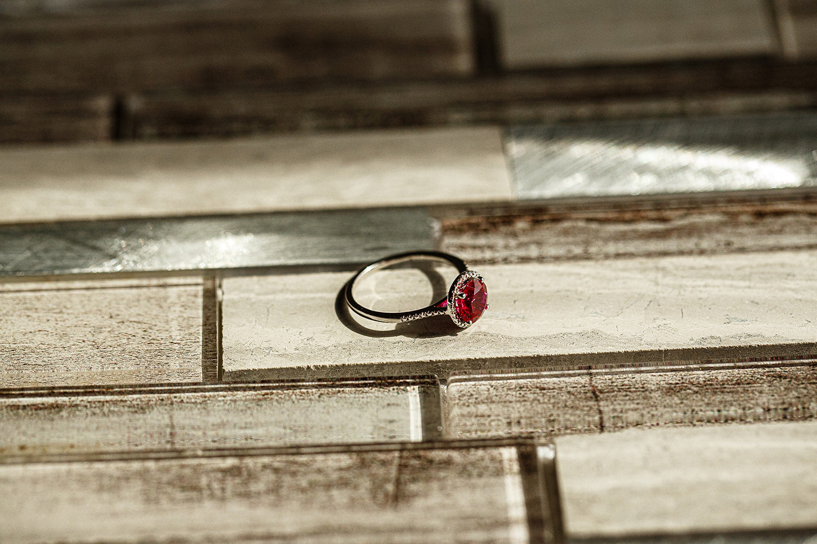 Halo Style Engagement Ring