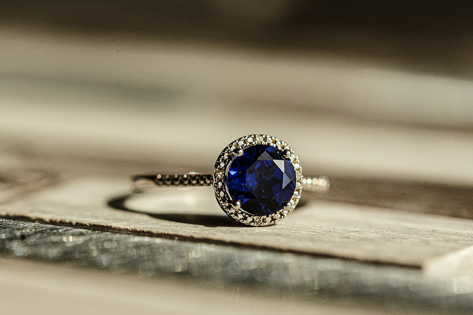Halo Style Engagement Ring
