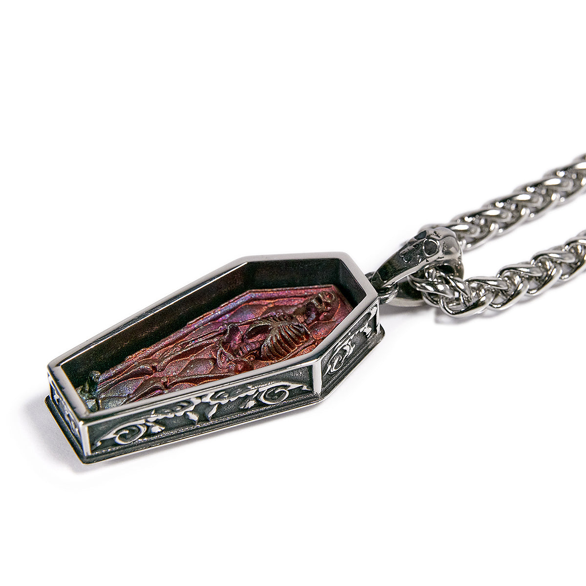 Skeleton Coffin Pendant