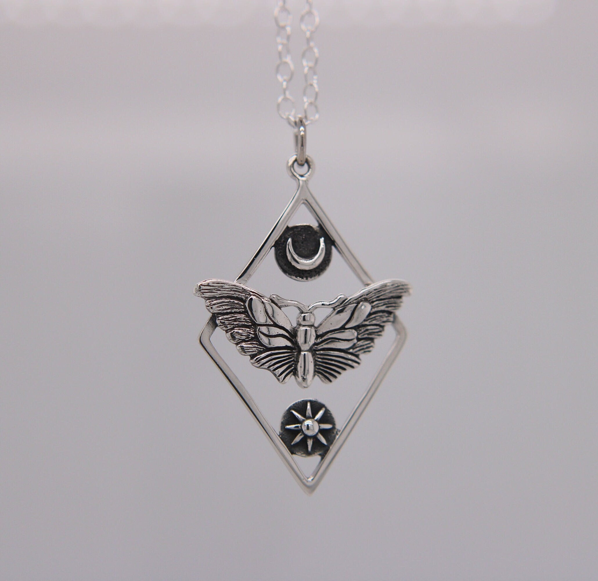 Luna Moth Necklace