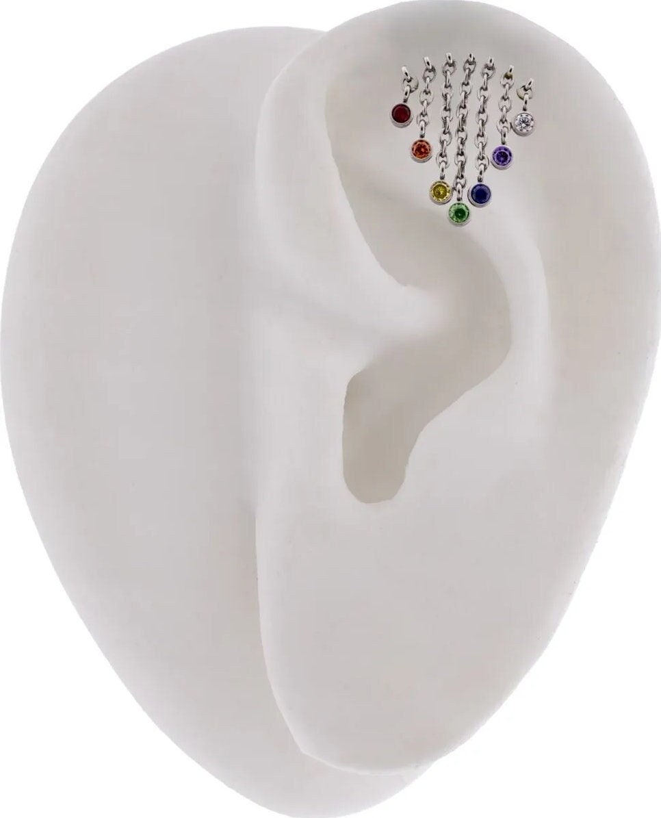 Hidden Helix Pride Earrings
