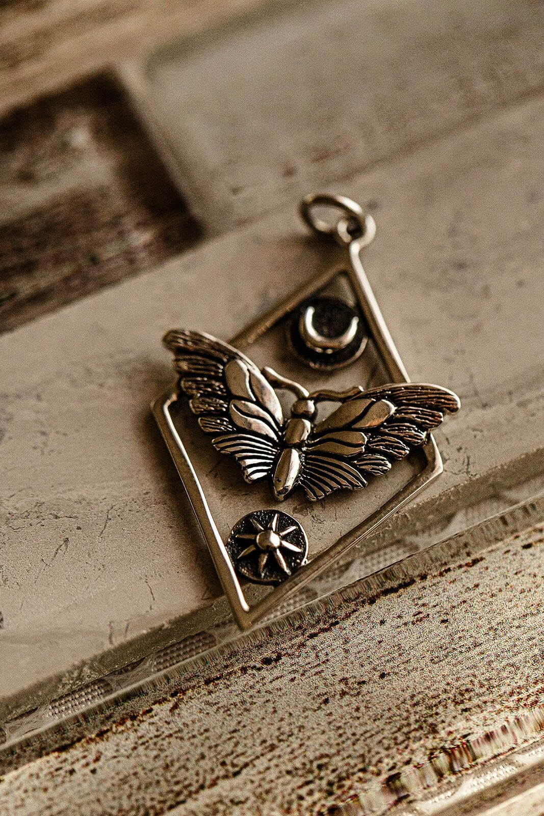 Luna Moth Necklace