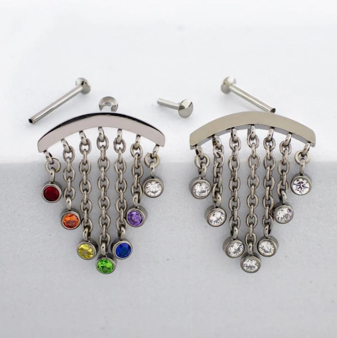 Hidden Helix Pride Earrings