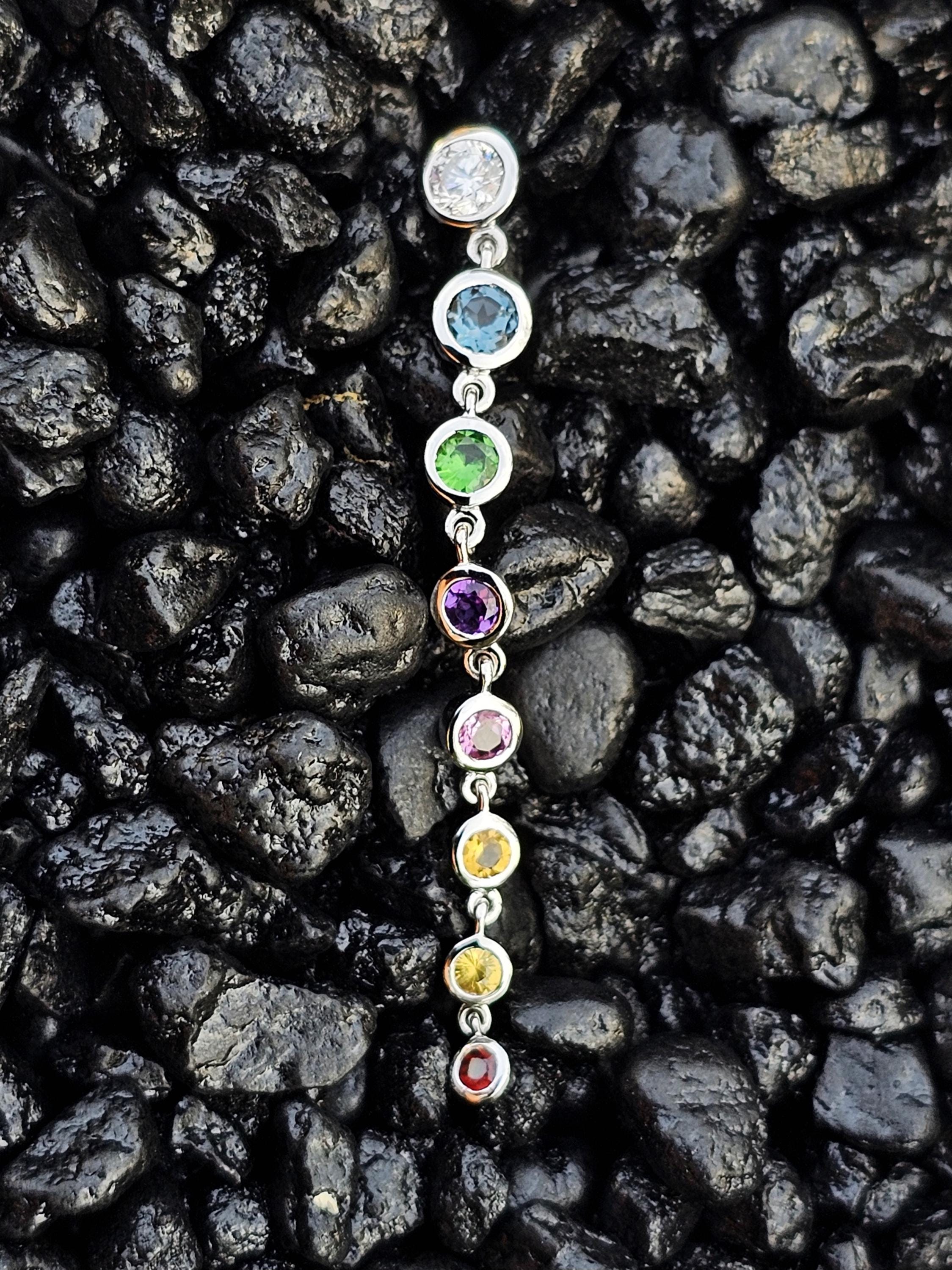 Rainbow Drop Earrings