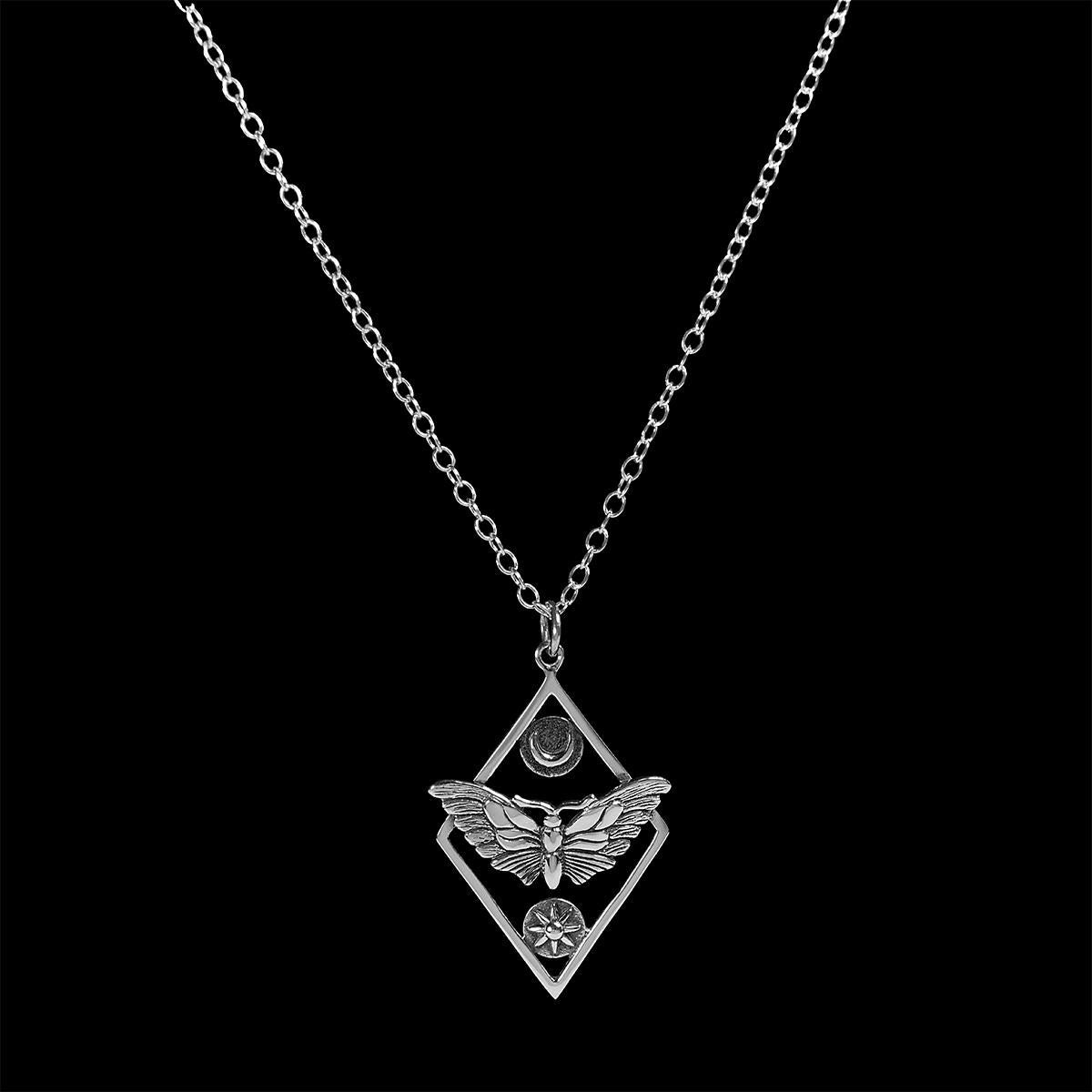 Luna Moth Necklace