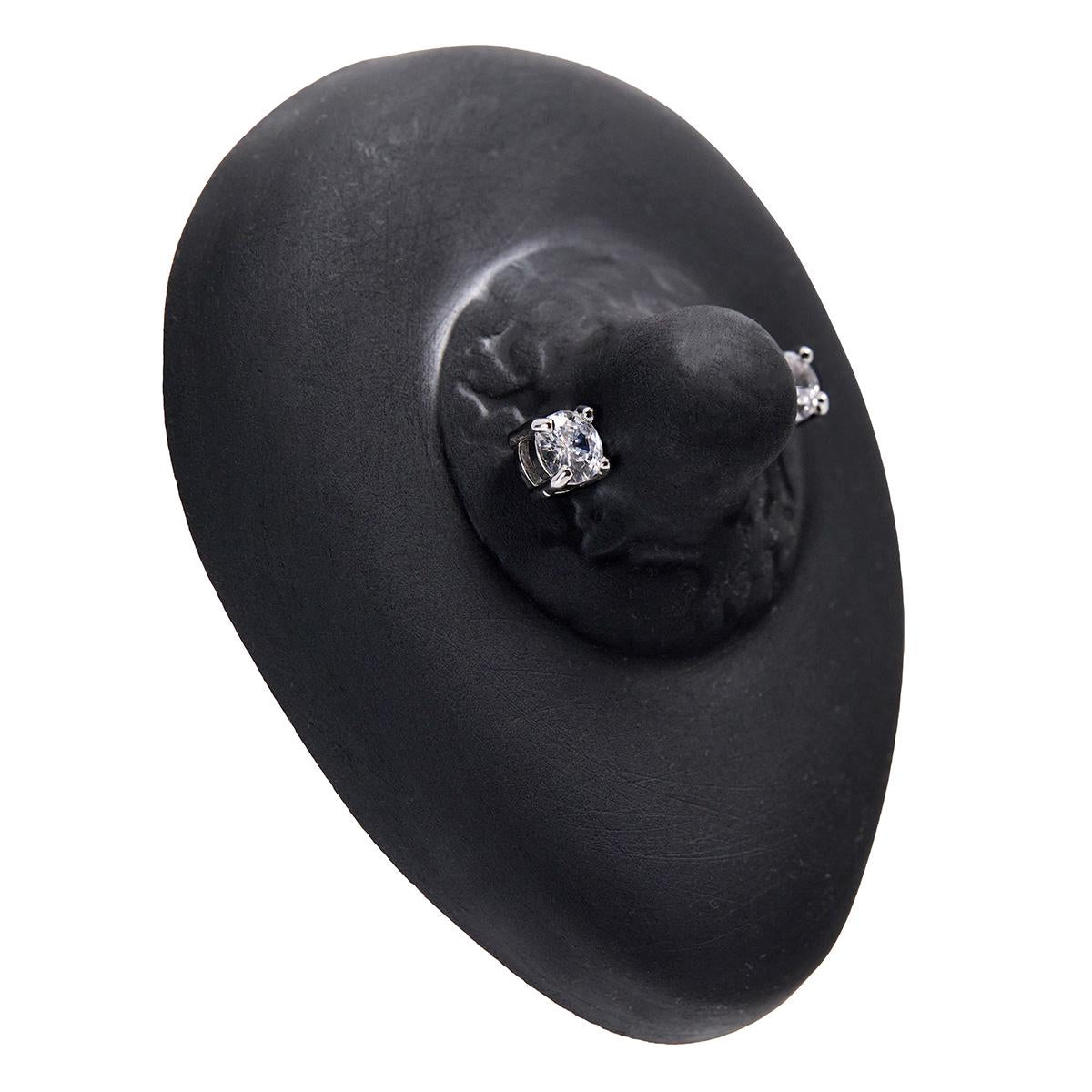 Diamond- Like Nipple Piercings