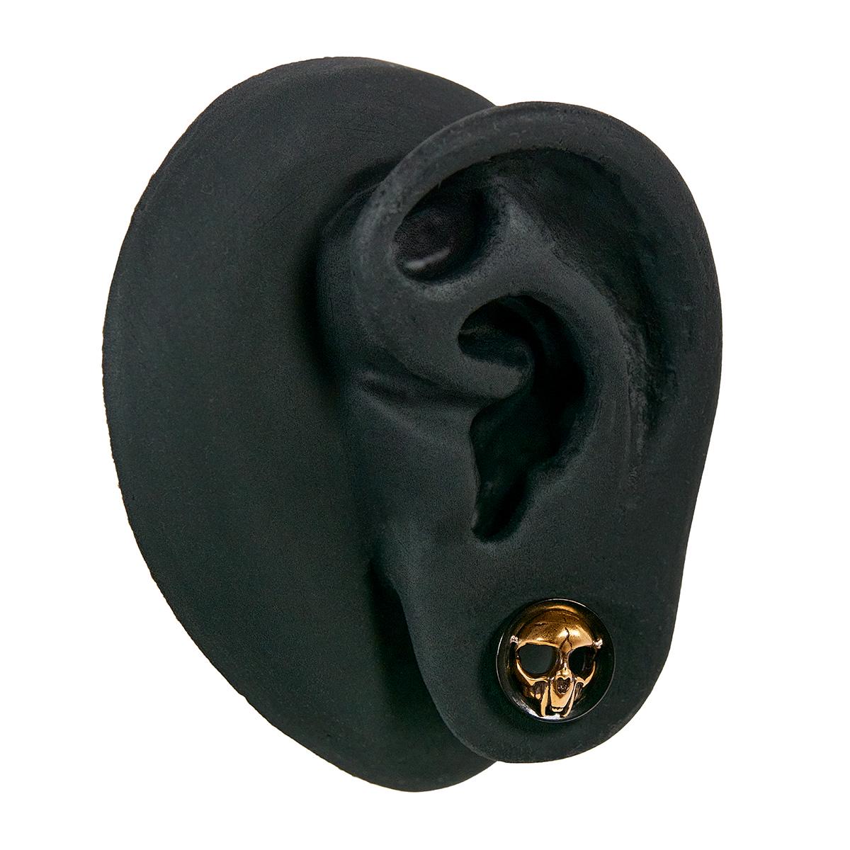 Skull Head on Black Plug