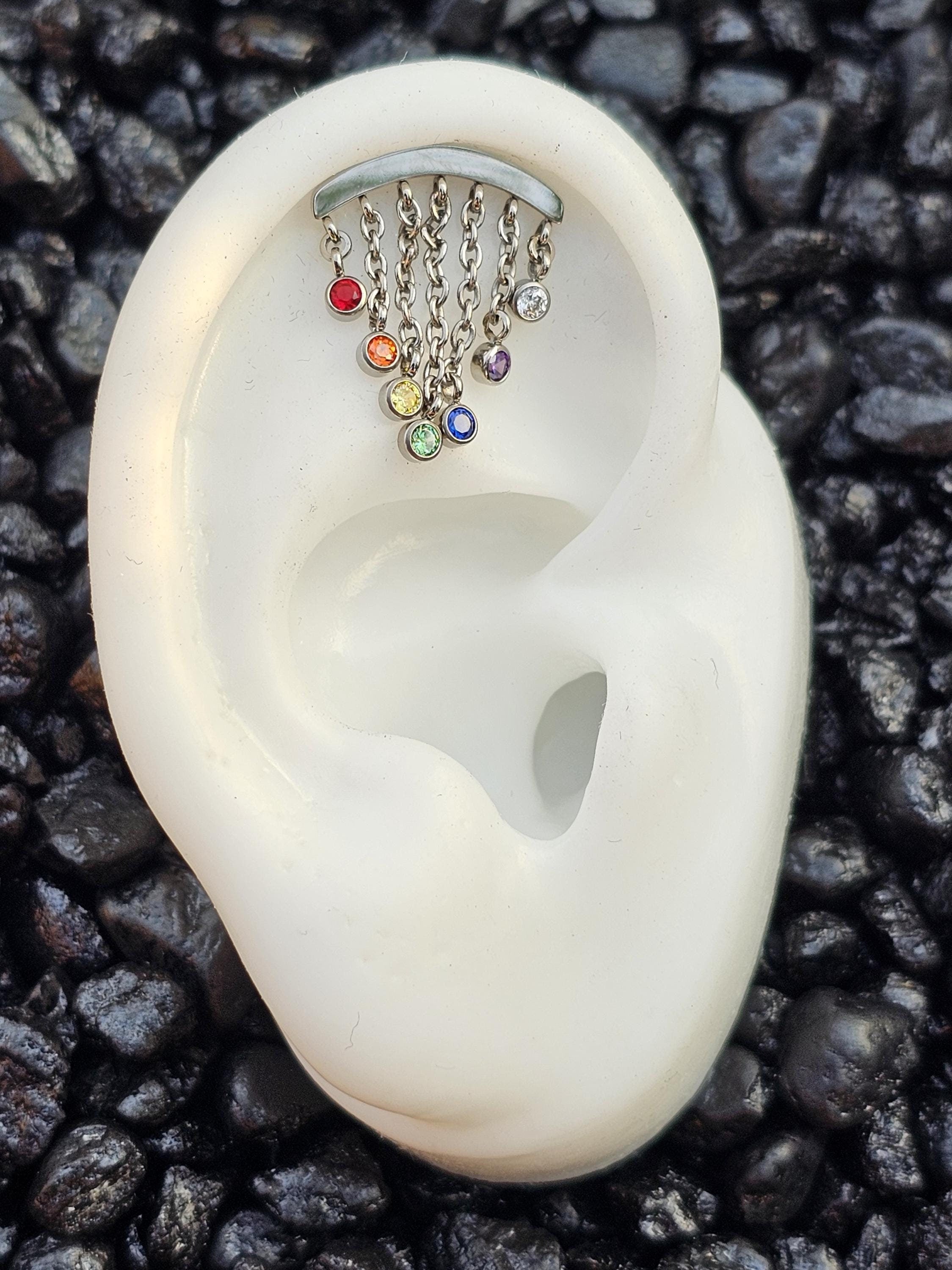 Hidden Helix Pride Earrings